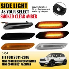 2PC Dynamic LED Side Marker Turn Signal Light for Mini Cooper R60 R61 Countryman