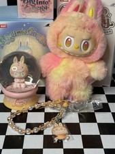 Labubu Loyalty Bundle Big Into Energy Bie Plush Snow Globe Light Phone Charm