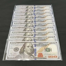 Movie Prop/Play Money 10 Notes 1000 SOMEONE S PLAY MONEY