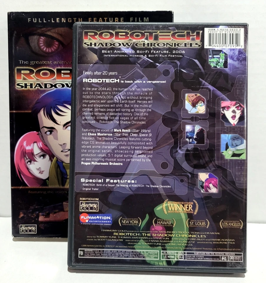 Robotech: The Shadow Chronicles Movie (DVD) - Image 3 of 4