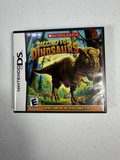 Scholastic Digging for Dinosaurs Nintendo DS CIB Complete Kids Game Tested Works