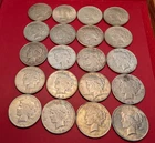 Roll of 20 Assorted US Peace Silver Dollars   VG-VF/XF 260435