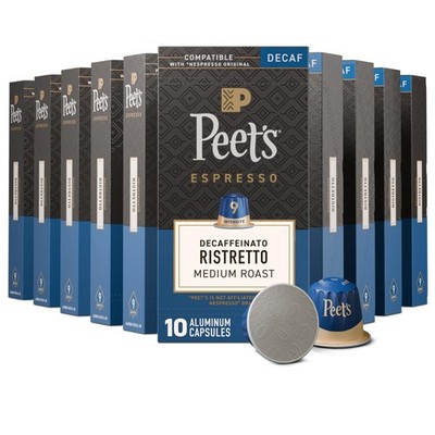 , Medium Roast Decaf Espresso , with Nespresso Original Machine, Decaffeinate...
