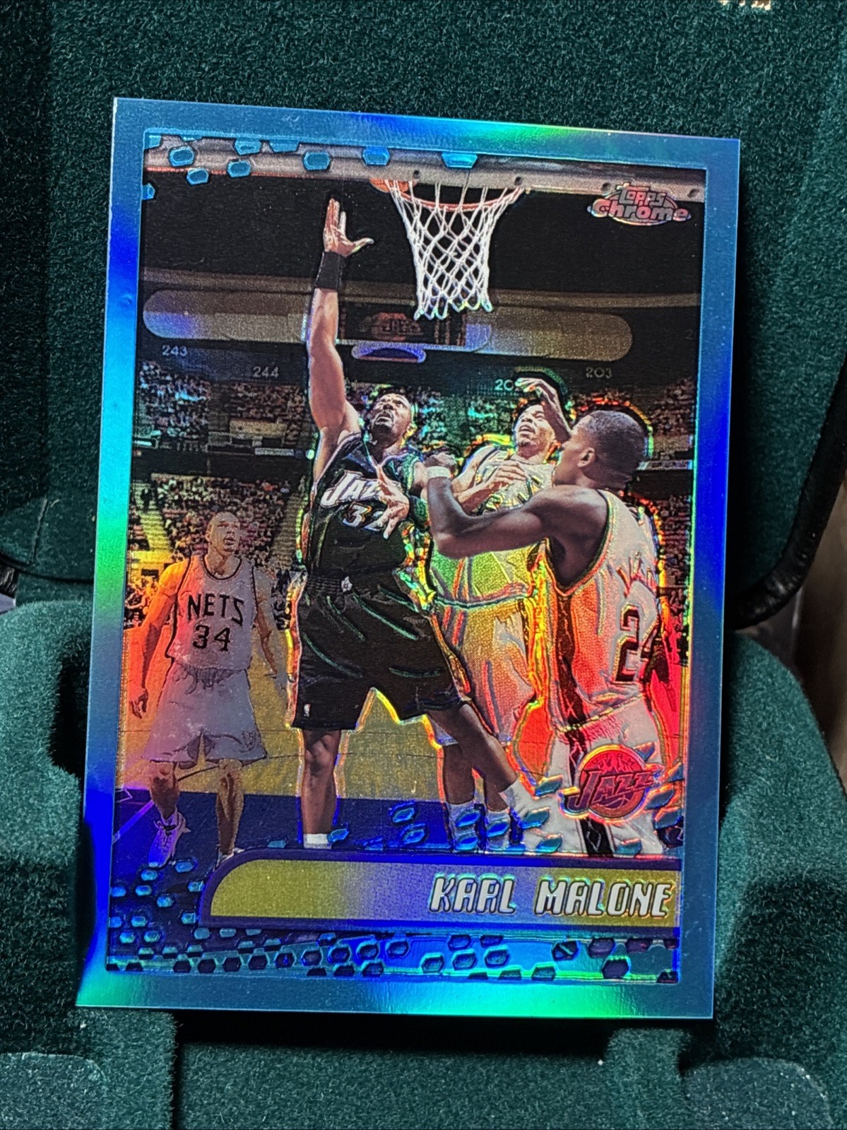 2001-02 Topps Chrome - Karl Malone #120 Refractor HOF