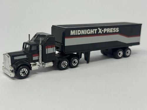 Matchbox Convoy Black Kenworth Aerodyne W900 Semi Truck Midnight X-Press