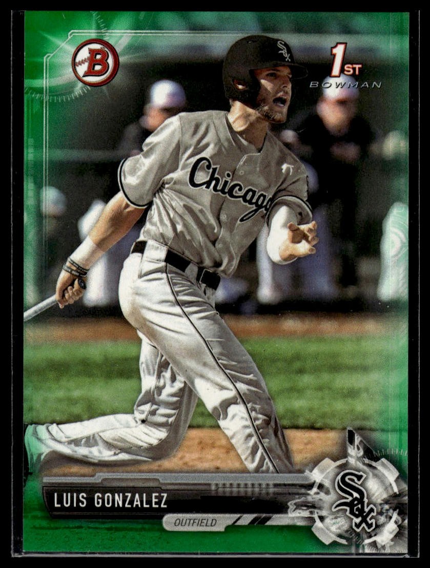 2017 Bowman Draft #BD-86 Luis Gonzalez Green #/99