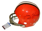 Jim Brown Signed Full Size TK Suspension Helmet Browns w/HOF PSA/DNA