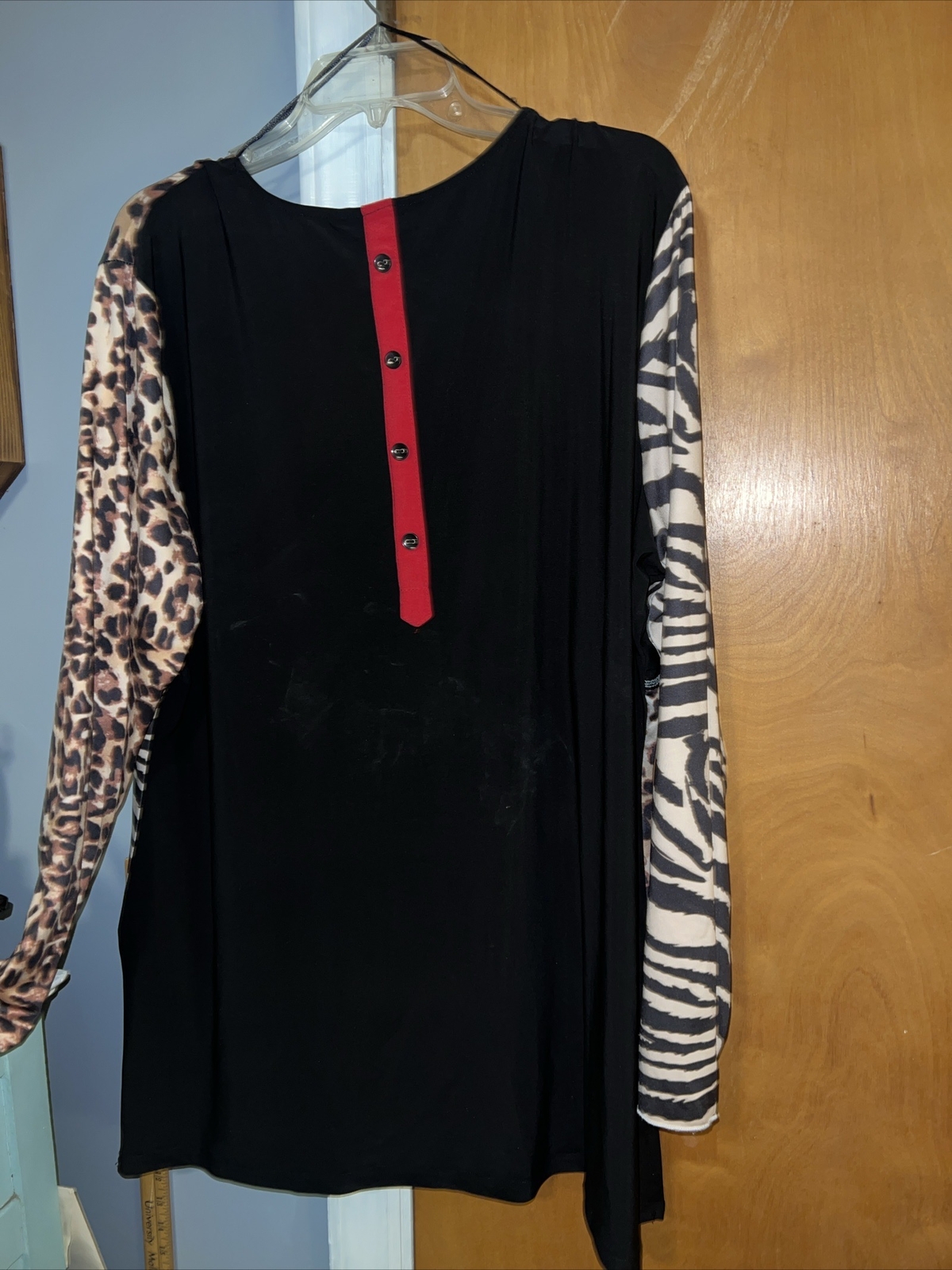 Tango Mango Colorblock Leopard Print Boutique Tun… - image 3
