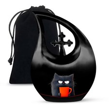 Cat Human Ashes Large Memorial Burial Urns For Ashes Adult Mother Mom 10 Inch