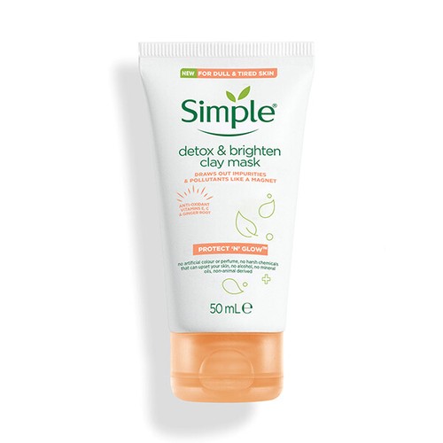 Simple Protect ‘N’ Glow Detox & Brighten Clay Mask 50ml