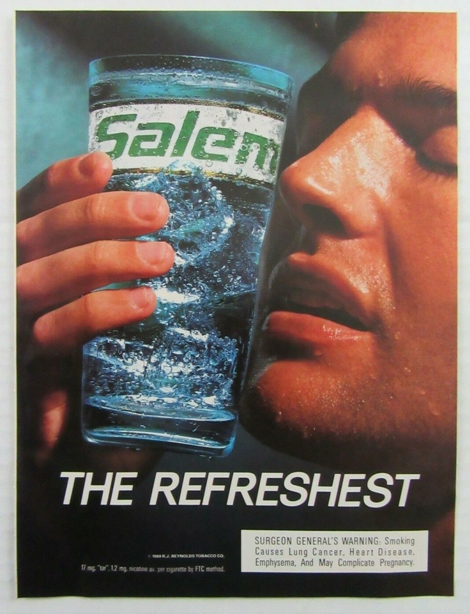 1989 SALEM Menthol Cigarettes 
