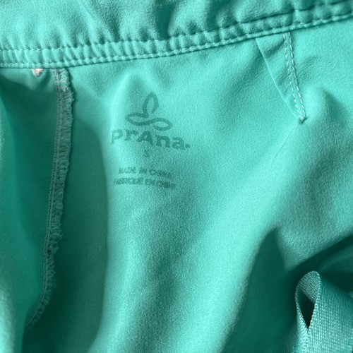 Prana Damen Laufshorts klein grün Activewear sportlich Strand Mängel Haken - Bild 5 von 14