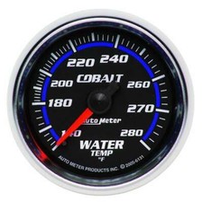 Autometer 6131 Cobalt Water Temperature Gauge 2-116 In. Mechanical Autometer 6131 Cobalt Water Temperature Gauge 2-116 In. Mechanical