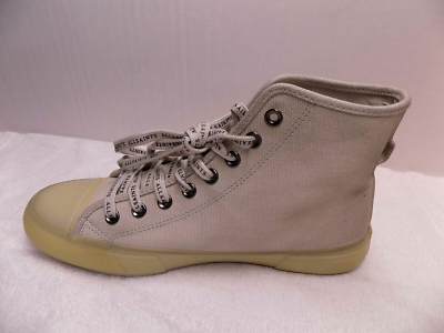 ALLSAINTS Jaxon CHALK WHITE HIGH CANVAS High Top Men display picture 1