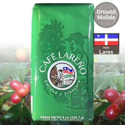 Café Lareño 4-Pack – Authentic Puerto Rican Ground Coffee, 100% Pure, 8 Oz Each, Medium Roast