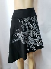 Kao Pao Shu Designer Rare Asymetric Women's Black Skirt Size S CB2