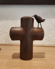 Jan Barboglio The Covenant Cardinal Cross Forged Iron Retired