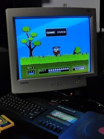 NES FAM MARIO BROS ROAD FIGHT DUCK HUNT CLAY SHOOT SOCCER PINBALL CIRCUS CHARLIE