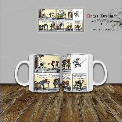 TASSE TASSE Gaston Lagaffe Figur Brett Comic Humor Comic Comic