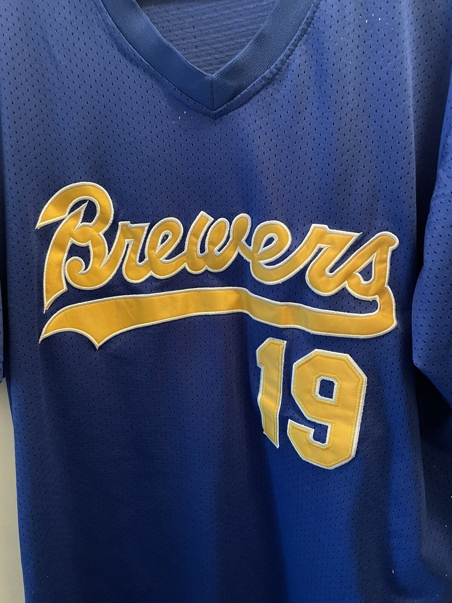 Mitchell Ness Milwaukee Brewers Jersey Robin Yount Throwback