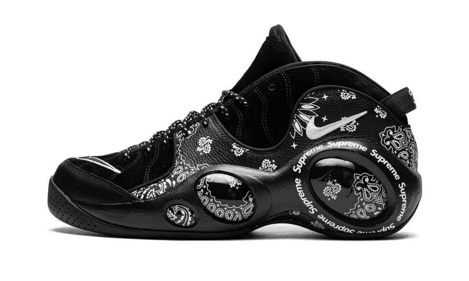 Supreme × Nike Air Zoom Flight 95 SP Black White DJ8604-001 Men's