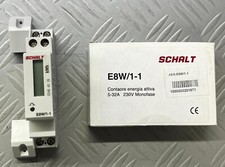 SCHALT E8W/1-1 CONTAORE ENERGIA ATTIVA 5-32A 230V MONOFASE