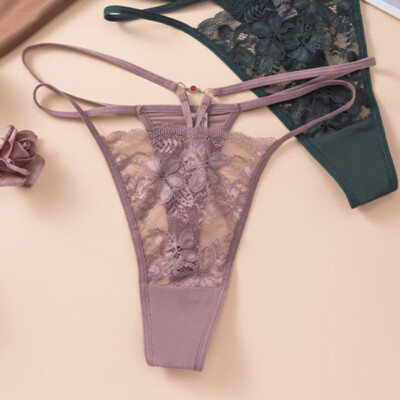 6pack Lot Sexy Womens See Through Lace Panties G string Thong Underwear Lingerie