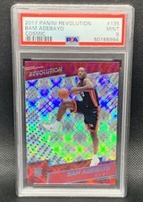2017-18 Panini Revolution Cosmic /100 Bam Adebayo #135 Rookie RC PSA 9 Mint