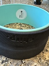 Chirp Wheel 11" Gentle Foam Roller For Back Pain Relief Muscle Therapy Black