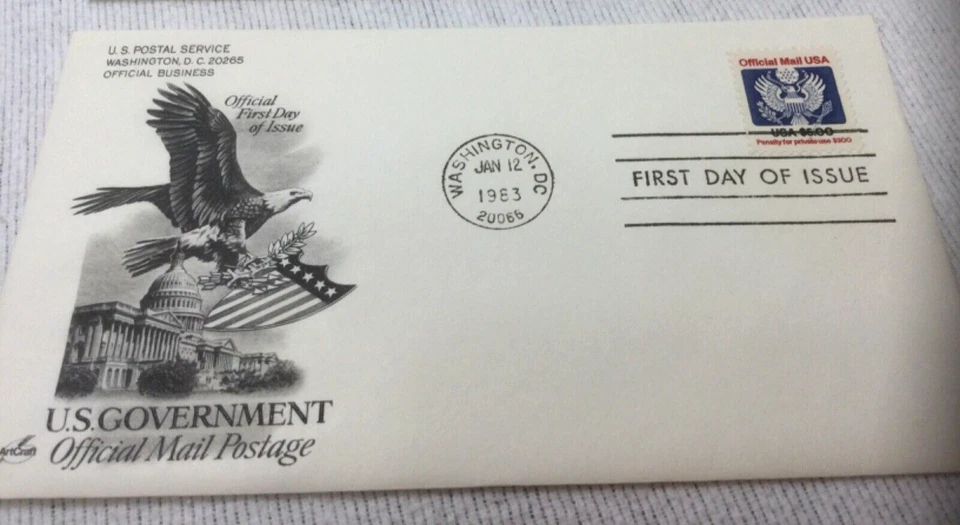 U.S. Official Mail Stamps On First Day Issue Covers #0132 & #0133 High Dollar - Image 3 of 4