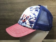 Boys' Kids' USA Flag Patriotic Americana Adjutable Baseball Hat Cap Tie-Dye Blue
