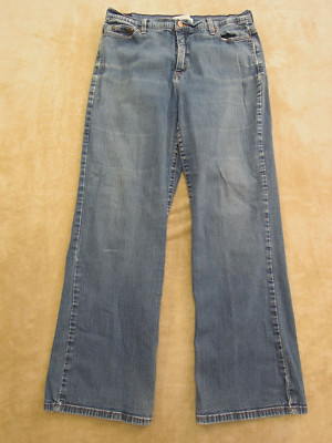 Women's Levi's 512 Jeans Blue Denim Boot Cut Size 18 M Slimming Flex [C17]