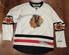 Chicago Blackhawks 2016 winter classic white reebok hockey jersey size small