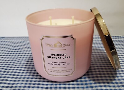 BATH & BODY WORKS SPRINKLED BIRTHDAY CAKE SCENTED 3-WICK