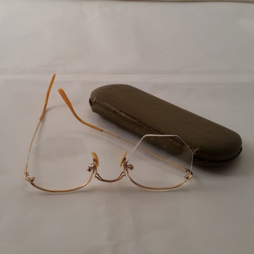 AO Rimway Ful-Vue True Antique eyeglasses & Case - UNISEX - Picture 10 of 11