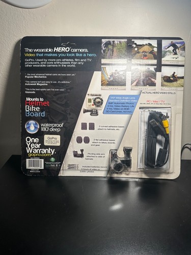 NEW GoPro Hero 3 Digital Helmet/Action Camcorder - White - Picture 5 of 5