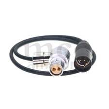 4-Pin XLR Male to Elbow 2-Pin Fischer Female for Arri Alexa Camcorders 24"