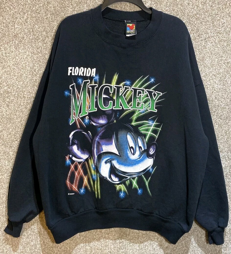 kith crewneck Kith X Disney Mickey & Friends Family Crewneck Black
