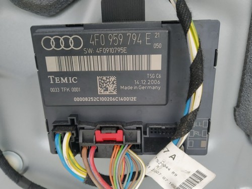 Audi A6 2007 Door control relay (DOOR CONTROL UNIT MODULE ECU ) 4f #1050012-67