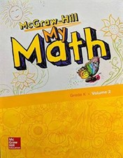 McGraw-Hill My Math, Grade K, Student Edition, Volume 2, 97800790576 - VERY GOOD