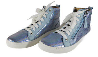 Jochie&Freaks 20518 Boot hohe Sneaker Mädchen Reißverschluß blau