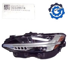 OEM Volvo Left Active Bend LED Headlight Assembly for 2017 2018 S90 V90 32228674