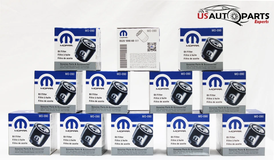 Mopar - Filtro de aceite - 05281090AB - PAQUETE de 12 - MO-090 - Para Chrysler Jeep Dodge Foto 2 de 2