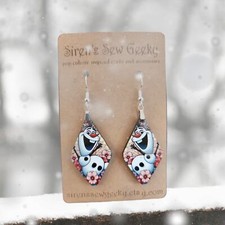 Olaf Frozen Snowman Disney Earrings