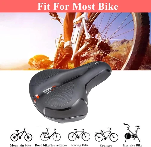 Oversized Bike Seat for Men&Women Comfort, Extra Wide Soft Bicycle Seat Cushion - Picture 15 of 15