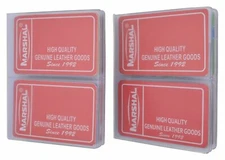 Hipster Wallet Plastic Insert Pictures Cards Side Load 6 Pg SET OF 2 USA Made