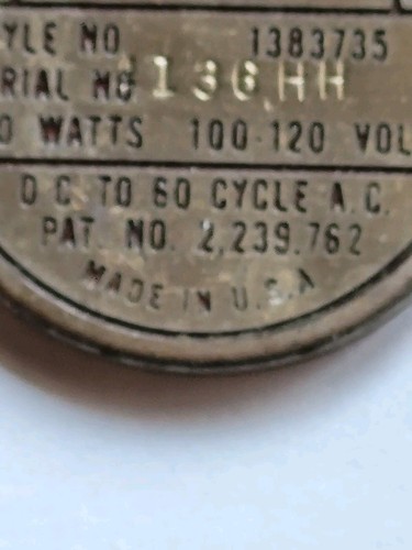 Emblema vintage con logotipo de metal de Westinghouse, ¿latón? - Imagen 3 de 6