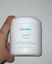 New $230 Bliss Labs Active 99.0 Anti-Aging Series Refining Powder Cleanser 16.2