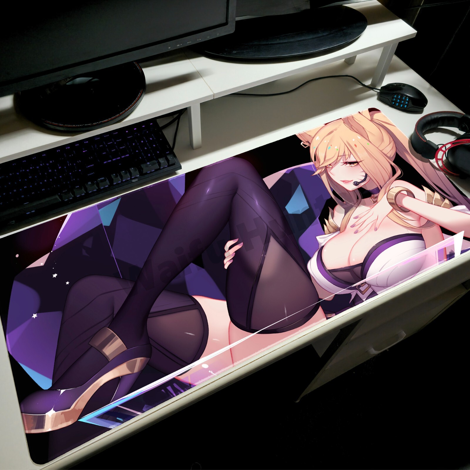 Ahri KDA League of Legends XXL Gaming Mousepad and Desk Mat  -image