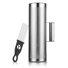 Metal Guiro 12"x 4" Stainless Steel with Scraper Latin Percussion InstrumentBy 